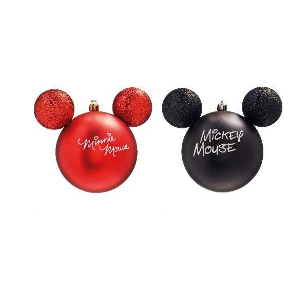 Bola Decorativa Assinatura Mickey e Minnie