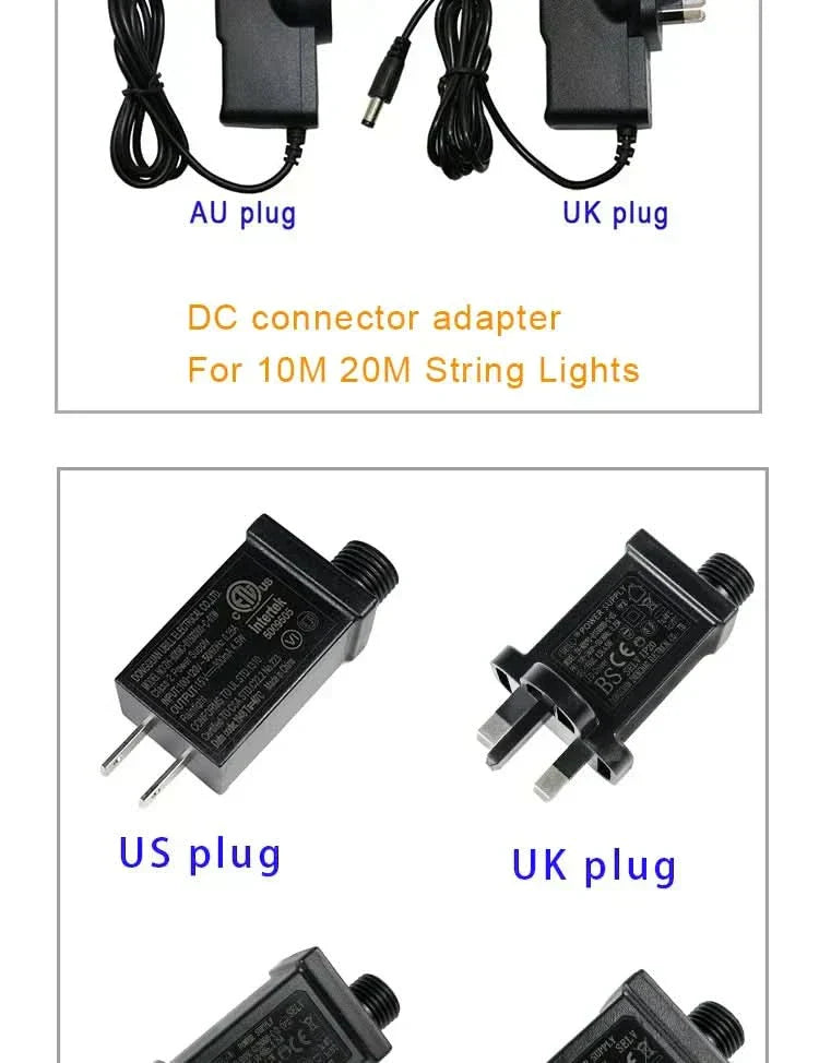 Luzes de Fadas Natalinas à Prova d'Água – Encanto e Magia