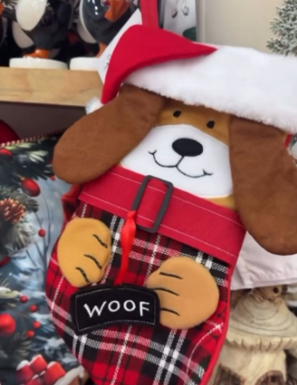 Botinha Cachorrinho de Natal