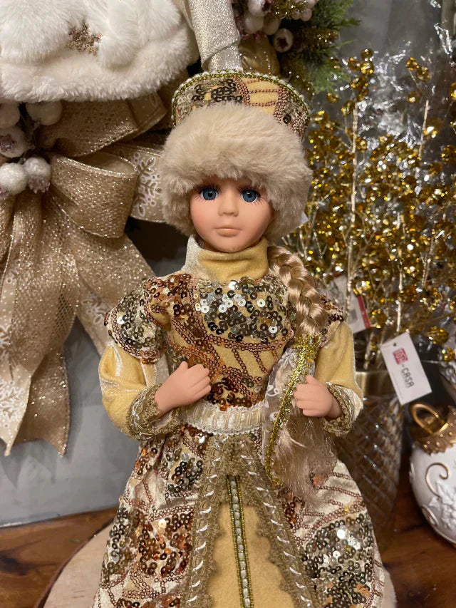 Menina musical c/ movimento 40cm