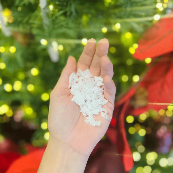 Neve Artificial Flocada Branca