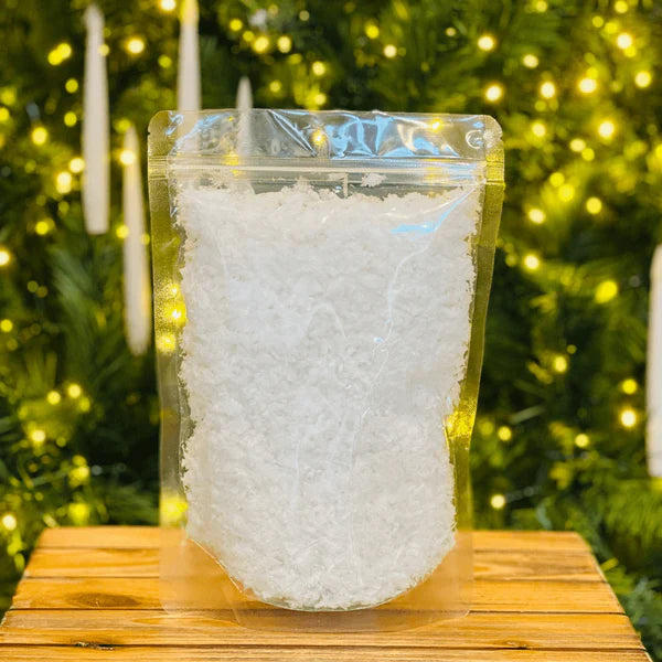 Neve Artificial Flocada Branca