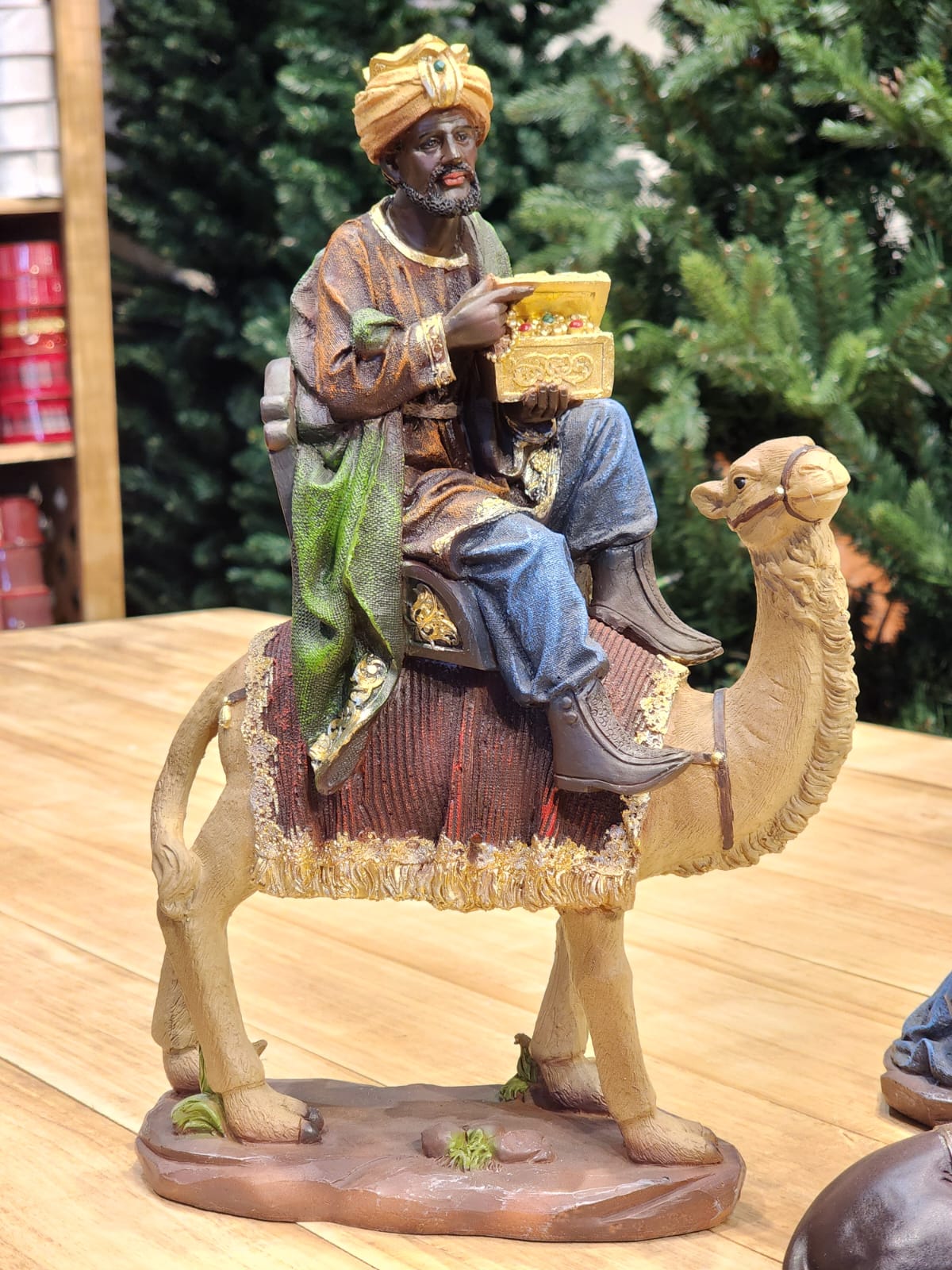 PRESÉPIO EM RESINA 11 PÇS  LUXO